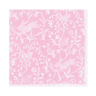 Hedgerow Petal Pink Luncheon Napkin - package of 20