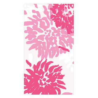 Chrysanthemum Raspberry Guest Towel - package of 15