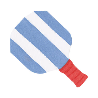 Pickleball Paddle Blue/Red Paper Linen Die Cut Napkin - 15 per package