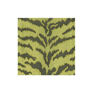 Tigre Green Paper Linen Cocktail Napkin - package of 15