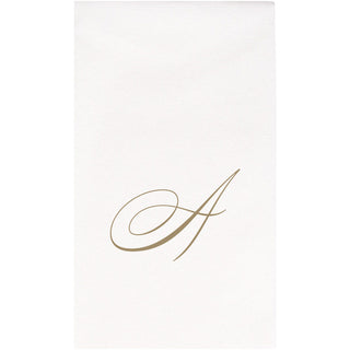 White Pearl-Paper Linen Guest Towels Airlaid - 12 In