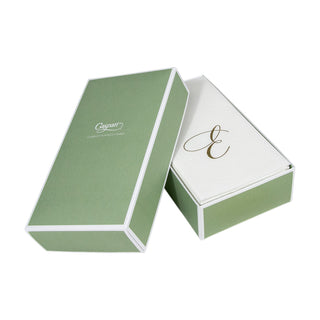 White Pearl-Paper Linen Guest Towels Airlaid - 12 In