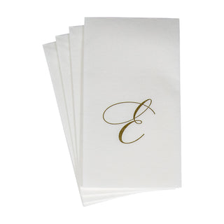 White Pearl-Paper Linen Guest Towels Airlaid - 12 In