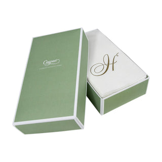 White Pearl-Paper Linen Guest Towels Airlaid - 12 In