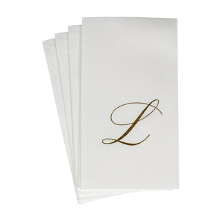 White Pearl-Paper Linen Guest Towels Airlaid - 12 In