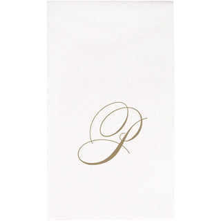 White Pearl-Paper Linen Guest Towels Airlaid - 12 In