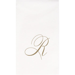 White Pearl-Paper Linen Guest Towels Airlaid - 12 In
