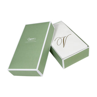 White Pearl-Paper Linen Guest Towels Airlaid - 12 In