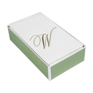 White Pearl-Paper Linen Napkin Airlaid Guest-Signature 24In