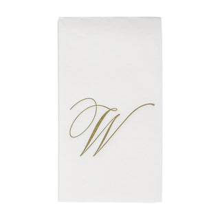 White Pearl-Paper Linen Guest Towels Airlaid - 12 In