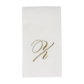White Pearl-Paper Linen Napkin Airlaid Guest-Signature 24In