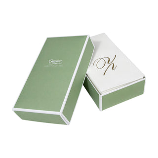 White Pearl-Paper Linen Napkin Airlaid Guest-Signature 24In
