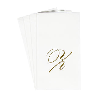 White Pearl-Paper Linen Guest Towels Airlaid - 12 In