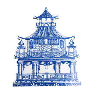 Chinoiserie Toile Pagoda Hardback Placemat - 1 count