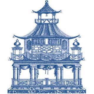 Chinoiserie Toile Pagoda Hardback Placemat - 1 count