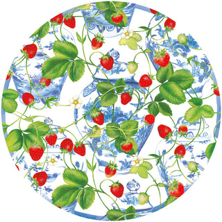 Strawberries and Cream Hardback Placemat - 1 count