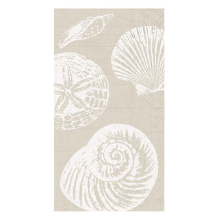 Shells Sand Guest Towel - package of 15