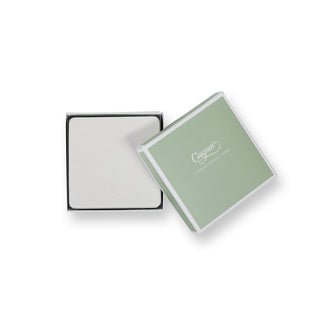 Cream Square Lizard Coasters - set of 8