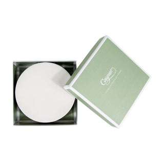 Cream Lizard Coaster Round 8 In Felt-4 Inch Diam