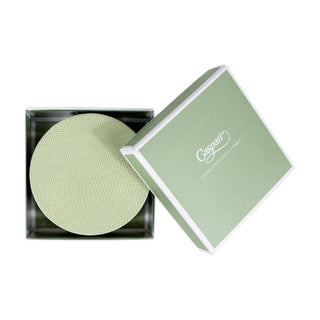 Moss Green Lizard Coaster Round 8 In Felt-4 Inch Diam