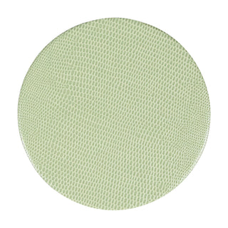Moss Green Lizard Coaster Round 8 In Felt-4 Inch Diam