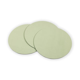 Moss Green Lizard Ttop Placemat Round Felt-14.5 Diam