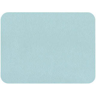 Soft Aqua Lizard Ttop Placemat Felt-16 X 12 Inches