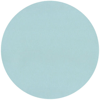 Soft Aqua Lizard Ttop Placemat Round Felt-14.5 Diam