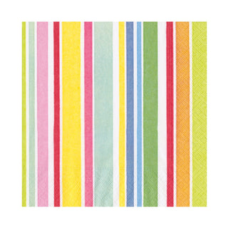 Cabana Stripe Bright Luncheon Napkins - 20 Per Package