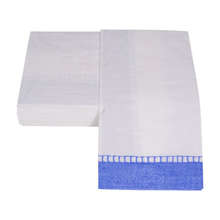 Linen Blue Guest Towel - 15 count