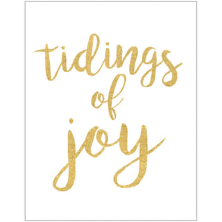 Tidings Of Joy Script Enclosures 4 Pk Foil-Gallery
