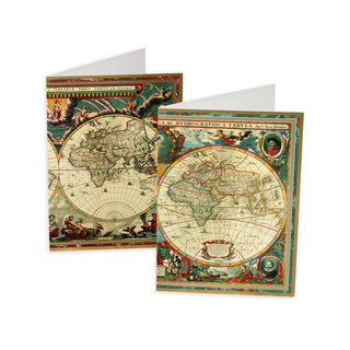 World Maps Assorted Notes 8 In