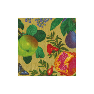 Royal Orchard Gold 2 Cocktail Napkins - includes 12 Cocktail Napkins