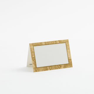 Moire Gold Place Cards Package 10 In