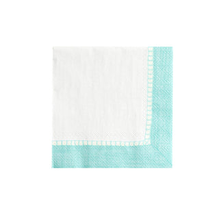 Linen Robin's Egg Blue Napkin Cocktail