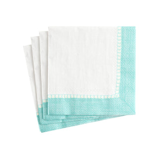 Linen Robin's Egg Blue Napkin Cocktail