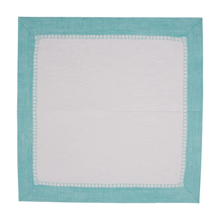 Linen Robin's Egg Blue Napkin Cocktail