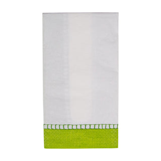 Linen Bright Green Guest Towel