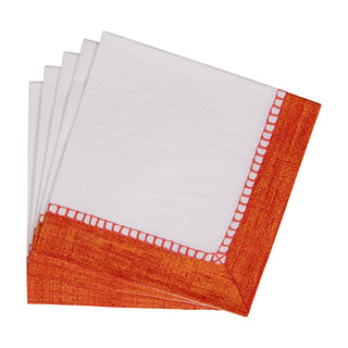 Linen Coral Napkin Cocktail