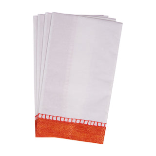 Linen Coral Guest Towel