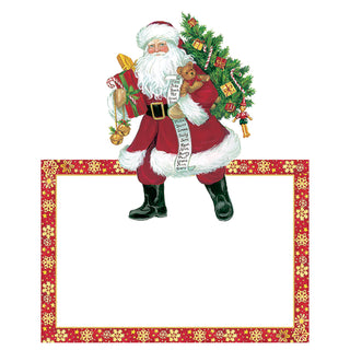Lynn Haney Santa Place Cards Die Cut Package 8 In