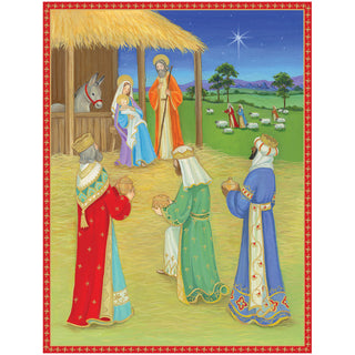 Nativity Classic Boxed Christmas Cards - includes 15 cards & envelopes