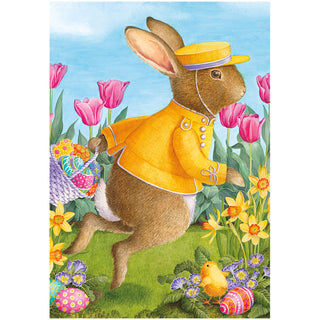 Bunny Hop Easter Greeting Card - 1 card with envelope