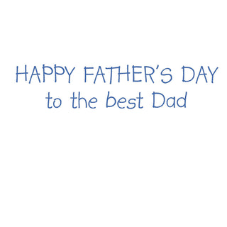 Dad And Baby And Stroller Father's Day Greeting Card - 1 card with envelope