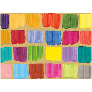 Color Swatch (Ff) Blank Greeting Card - 1 card with envelope