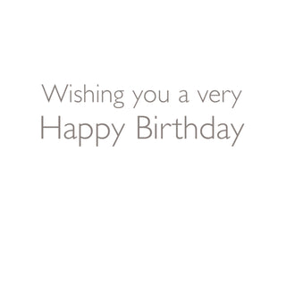 Geometric (Ff) Birthday Greeting Card - 1 card with envelope