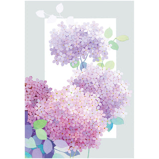 Hydrangeas Wedding Greeting Card - 1 card with envelope