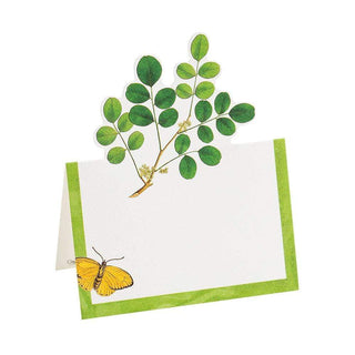 Coromandel Garden Ivory Place Cards Die Cut Package 8 In