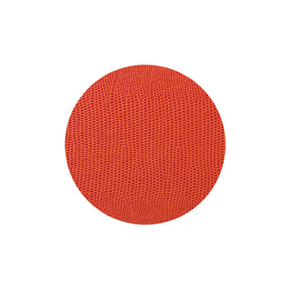 Orange Lizard Coaster Round 8-In Felt