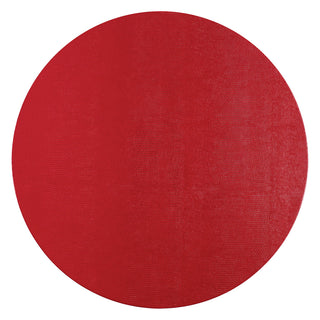 Cranberry Lizard Ttop Placemat Round Felt 14.5 In Dm